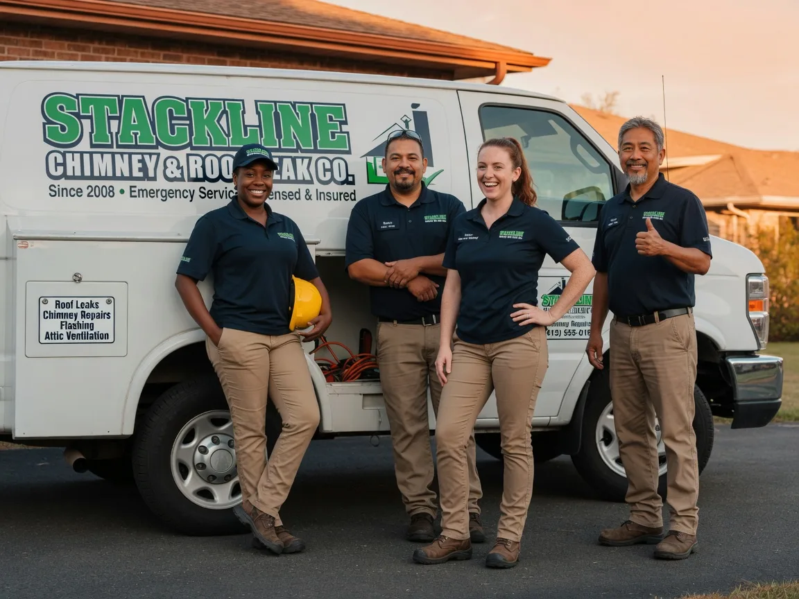Chimney flashing repair company in Liverpool, TX